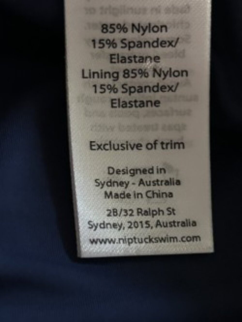 NWT Nip Tuck Navy Floral Interlude Joanne Tankini 10 - Picture 4 of 6